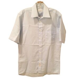 VTG Christian Dior Chemises Light Blue Men’s Shortsleeved Shirt